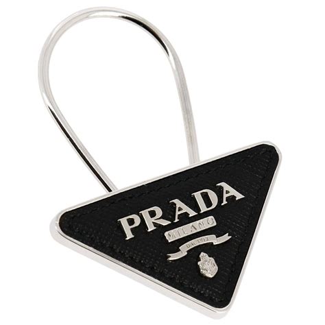 portachiavi pelle uomo prada|Accessori Hi.